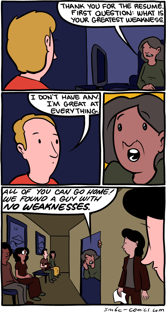 interview weaknesses