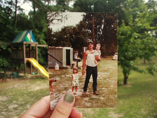 Dear Photograph.  We had nothing, but you gave me everything. Thank you for your never ending love. I love you Dad. @okfollowheather